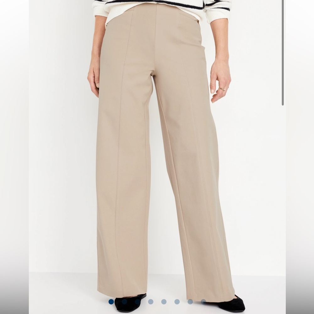 Old Navy Wide Leg Pull on Pixie Pants